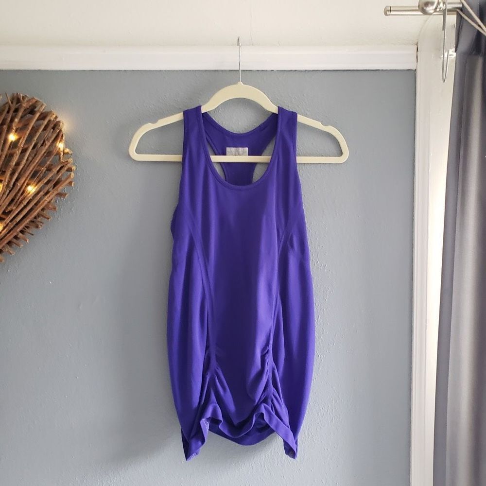 Athleta Speedlight Seamless Tank, Medium, Cobalt Blue